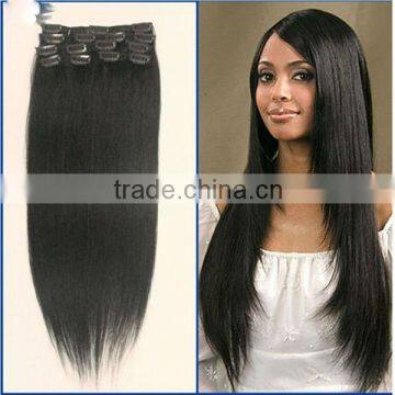 Wholesale Virgin Brazilian Clip in Hair Extensions Virgin Hair Made in China
