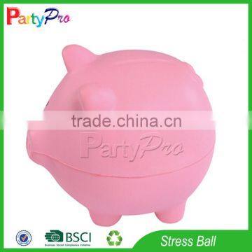 Partypro Best Selling Items Wholesale Custom Logo PU Material Pig Shaped Stress Toy