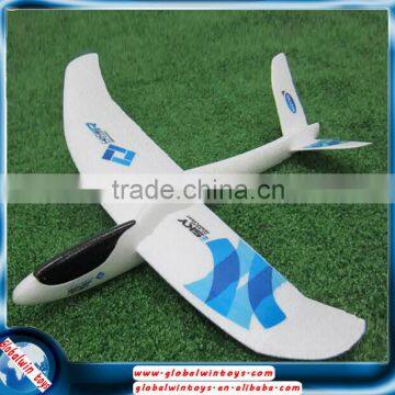 v- tail gw-t132 490mm hand launch aircraft epo foam plane glider toy diy rc airplane for kids