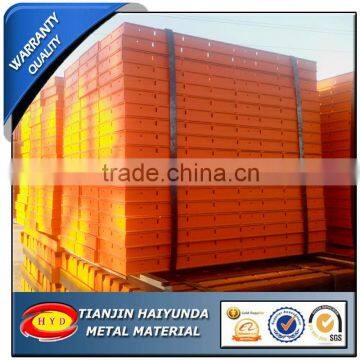 Construction painted plywood steel frame /euro form formwork panel