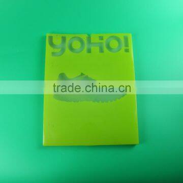 colorful plastic pp box file a3 size, a5 box file, a4 plastic file box