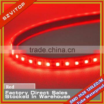 SV Led Tape SMD 3528 120Led/Meter Red Tube Type Waterproof IP66 Flexible Strip Light Lowest Price