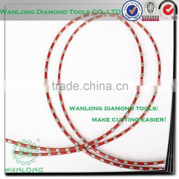 11mm diamond wire saw blade for stone cutting and quarrying- wanlong diamond wire saw accessories manufacturers