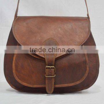 Indian Real Genuine Leather Shopping Bag Women Purse