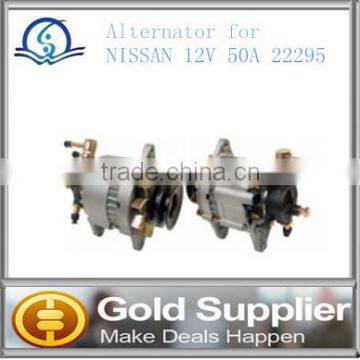 Brand New alternator for NISSAN 12V 50A 22295 with high quality and most copetitive price.