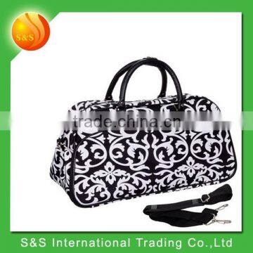 Weekend or fitness dark new patten fancy travel time bag