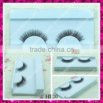 Pretty human hair false eyelashes