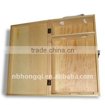 Wooden Wine Box HQM-10011