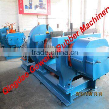 Rubber crusher machine for waste tire recycling / two roller tyre crusher machine