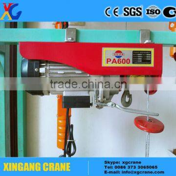 Small Wire Rope PA1000 Mini Electric Hoist