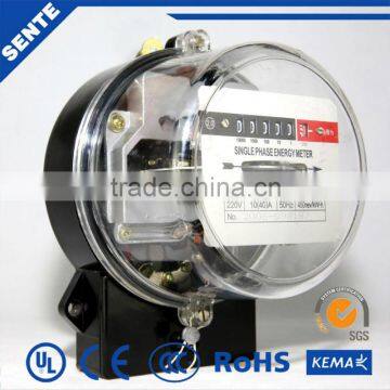 DD284 Type single-phase active watt hour analog meter