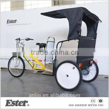 ESTER New rickshaw tricycle/adult bicycle/pedicab bike with LED lights