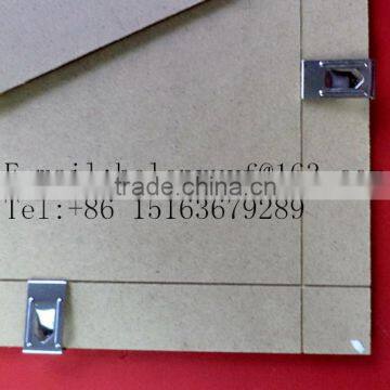 Extremely Cheap Frameless Glass Clip Photo Frame With Back Stand and Hanging Hooks photo-4