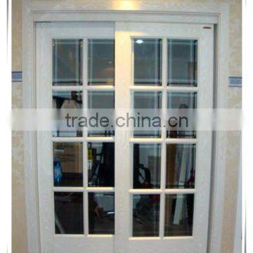 Fashion Patterns Price of Aluminum Sliding Door With Grill Design in High Quality photo-3