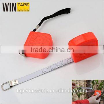 High Quality customized your logo mini retractable steel tape measure 2 meter