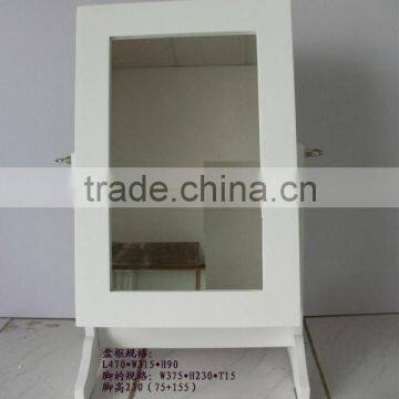 table type furniture wooden mirror jewelry cabinet