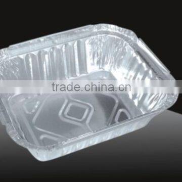 aluminium foil container with lid