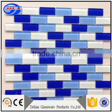 rectangular glass mosaic tile