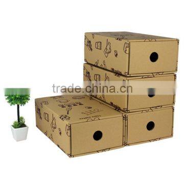 2015 Cheap paper shoe packaging box with different dimensions