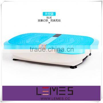 2015 LEMES ulrathin oscillating vibration plate machine crazy fit massager