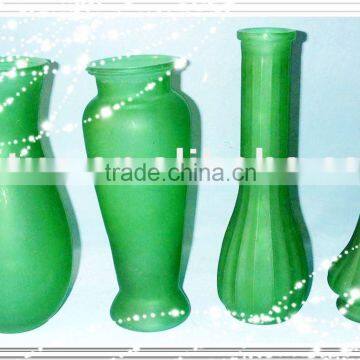 SPRAY GLASS FLOWER VASE