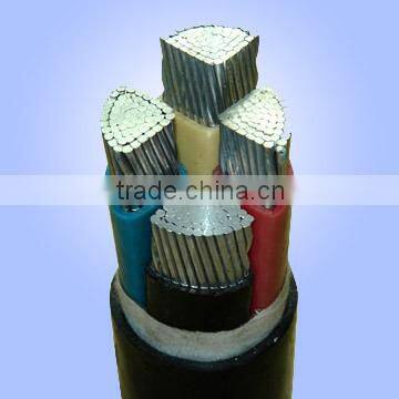 cable wire with AL/CU conductor multicores 60mm XLPE insulated PE sheath steel wire armored power electric