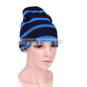 Wireless Bluetooth Hat Knit Stripped Hat With Headphones Handsfree For Music