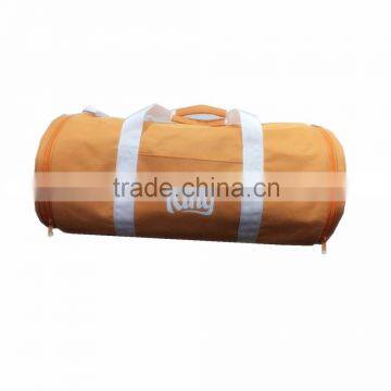 BSCI audit Factory 600D polyester Gym bag Rolling Duffle bag