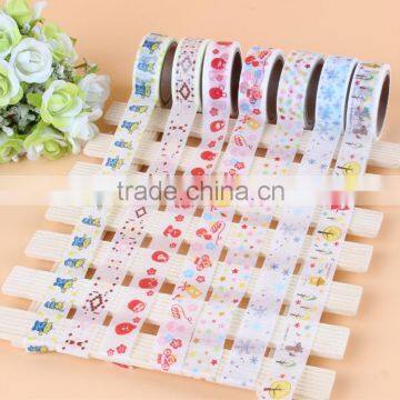 Writing Printed Washi Japanese Paper Tape for Decoration for Gift photo-2