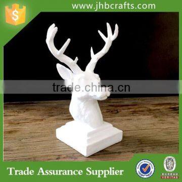 Deer Head 9.5 In. H x 8 In. W Resin Black Wall Hook Home Decor photo-2