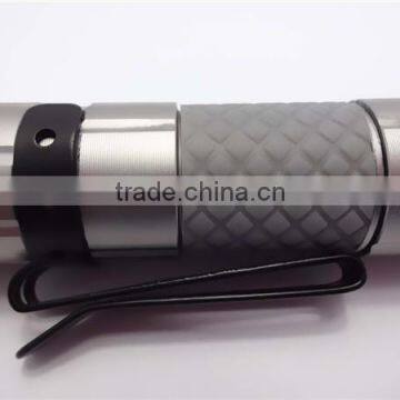 GS-5019 Aluminum 0.75W Strong Light Led Small Torch Light With Rubber and Clip photo-2