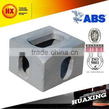 ISO 1161 regular cast steel container corner block