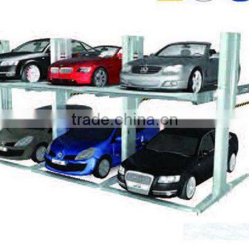 Low cost 2 post lift car parking system