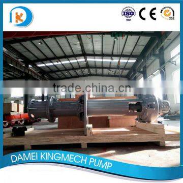 rubber linered vertical slurry pump under the liquid