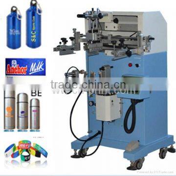 plane/cylinder surface glass cup ,cosmetic perfume bottle skin care bottle screen printing machine