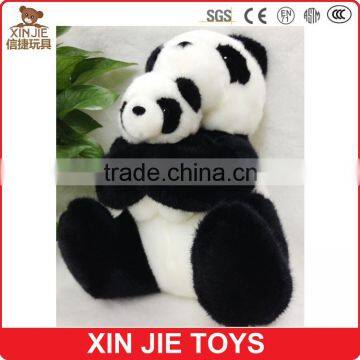 OEM best selling stuffed mom and baby panda plush toy