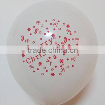 Inflatable latex balloon printing balloons Christmas 1 side 1 color logo