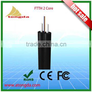 GJXFH FTTH Drop 2 core fiber optic cable