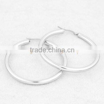 316L stainless steel hoop earrings