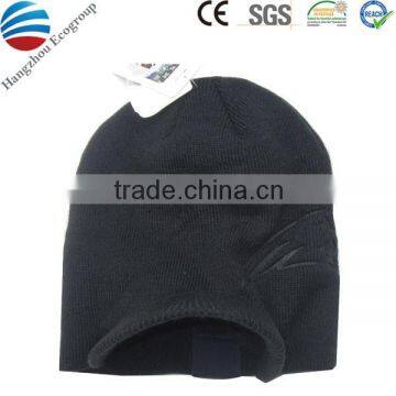 Good quality 2016 new knit hat with visor knitting pattern