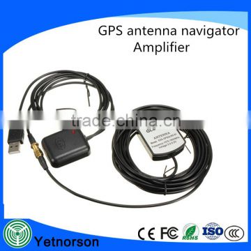 28dbi high gain USB port GPS receiver+transmitter active antenna for car navigation