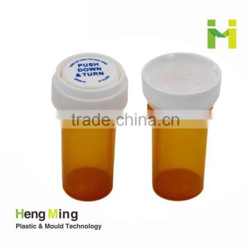 reversible vials plastic pp amber bottles