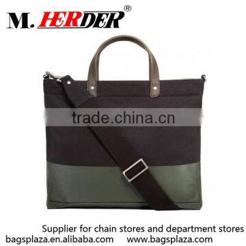 M5069 High class real leather black OEM mens leather travel bag