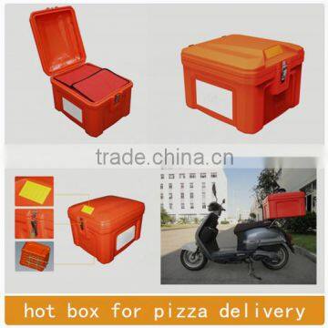 60L Plastic Hot box for pizza delivery, food delivery box