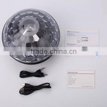 Mini Digital Bluetooth Speaker With 3 Colors Led Light photo-5