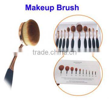 In Stock Now Oval Makeup Brush, Toothbrush Shape Make up Brush Set