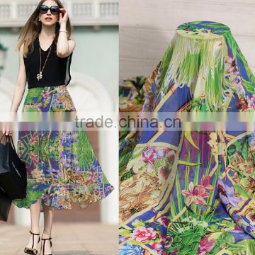 75D pearl yarn polyester printing chiffon fabric