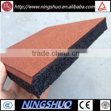 Trade Assurance UV resistance gym rubber floor tiles, rubber flooring with EPDM granules