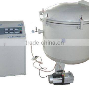 High temperature industrial vacuum furnace with MoSi2 heaters