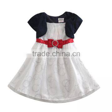 (H4949) navy2-6y nova brand my liitle girl princess dress girls party new design dress